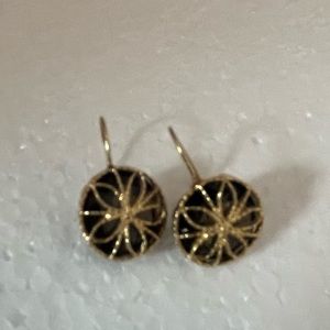 Genuine smoky quartz earrings